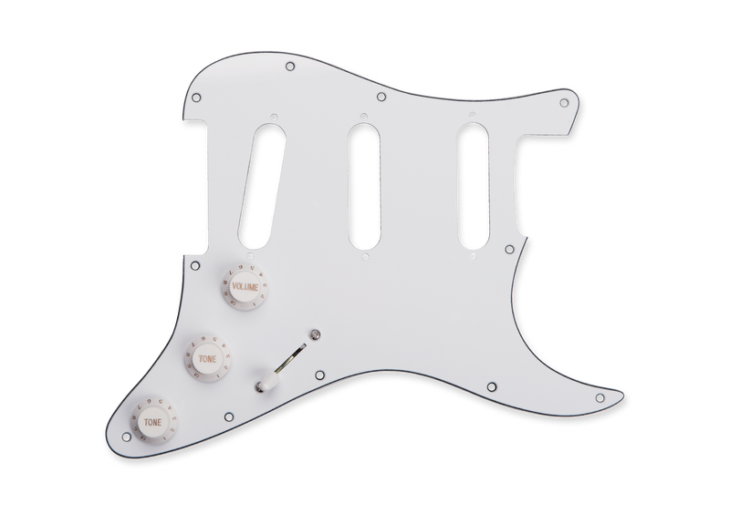 Seymour Duncan 11550-04-W BYOP Apportez vos propres micros Pickguard Assembly