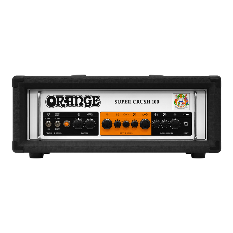 Orange SUPER-CRUSH-100-BK Tête d'ampli guitare (Noir)