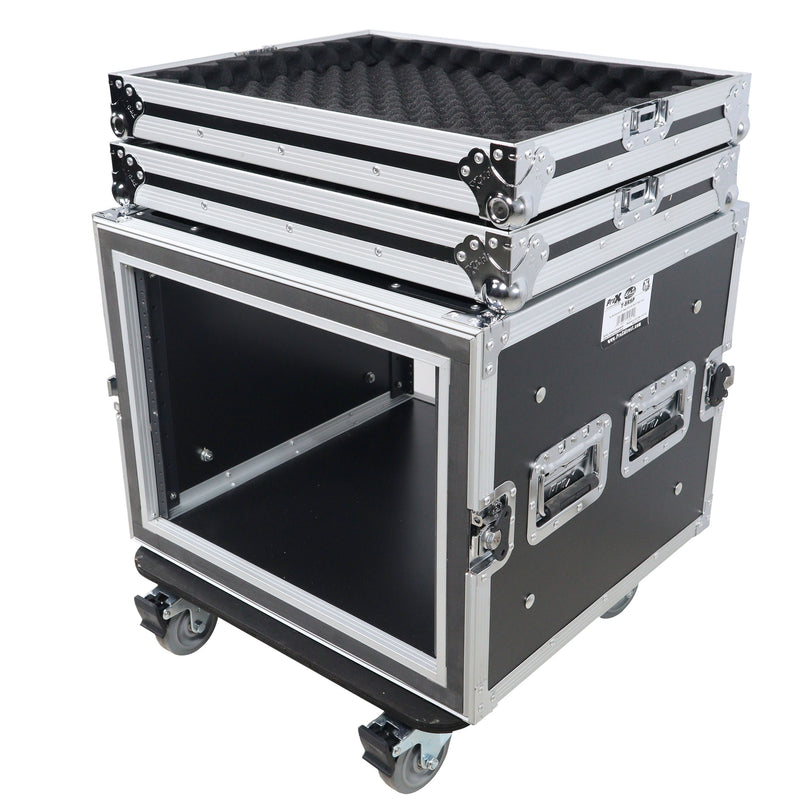 Prox T-8RSP 8U Space Amproping Amp Rack Rack ATA Flight Case 20 en profondeur