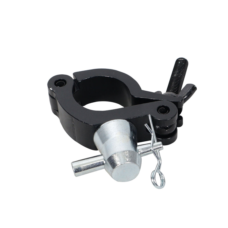 ProX T-C15-BLK Side Entry Clamp w/ Reversed Elbow & Half Coupler For 2" (50mm) Tube Trussing (Black Finish)