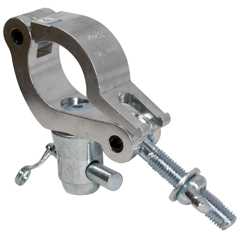 ProX T-C15 Side Entry Clamp w/Reversed Elbow & Half Coupler For 2" (50mm) Tube Trussing