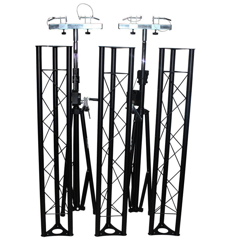 ProX T-LS35C Lighting System Triangle Truss with Crank Up System 5ft 10ft 15ft Wide