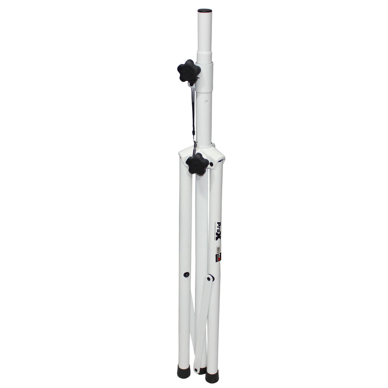 ProX T-SS28P-WHITE All Metal Speaker Stands w/ Bag - White