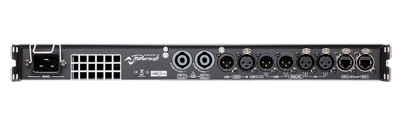 Powersoft T602 2-Channel High-Performance Amplifier Platform with DSP and Dante™ - Red One Music