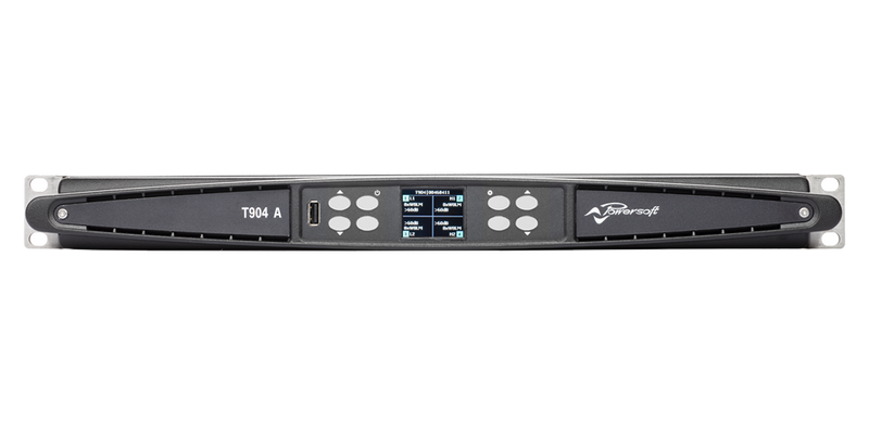 Powersoft T904A 4-Channel High-Performance 8000-Watt Amplifier DSP Only Version