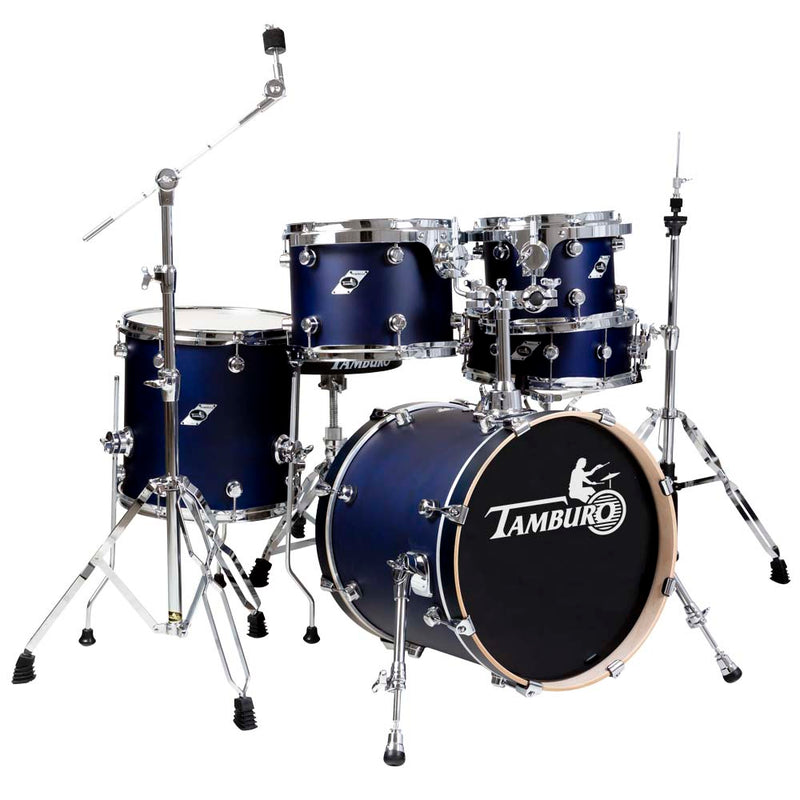 Tamburo TB FORMULA22SBK Drum Set FORMULA Series 5 Pieces 22" Bass Drum (Satin Blue)