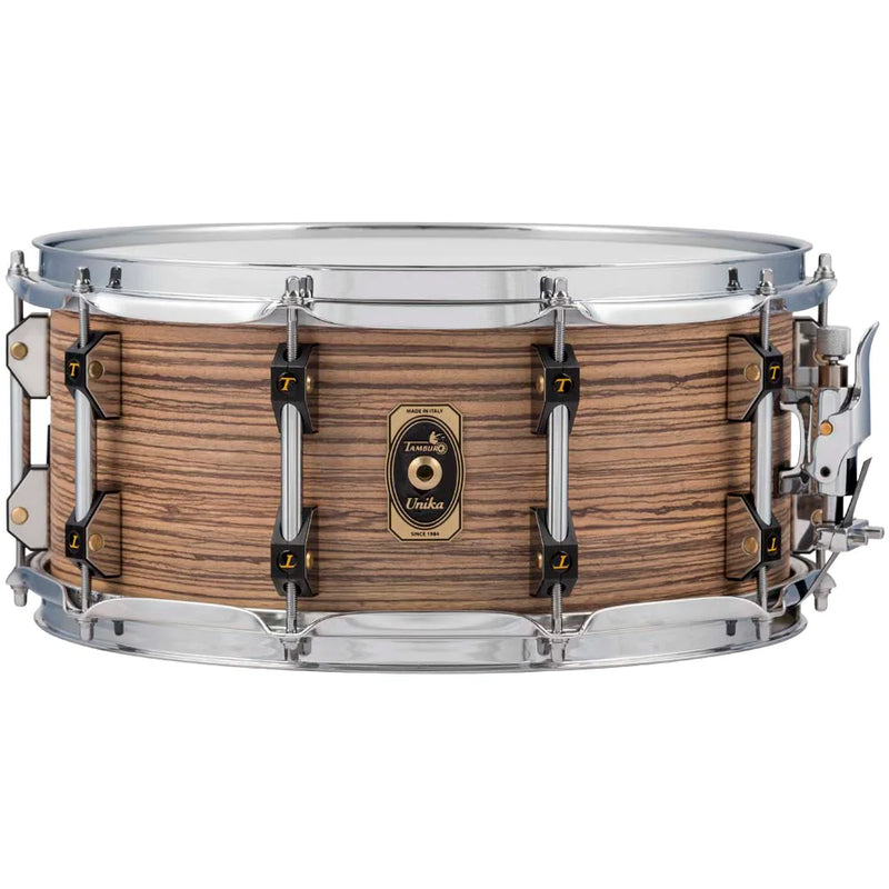 Tamburo TB UKSD1455ZS UNIKA Series Wood Snare Drum (Zebrano) - 14" x 5.5"