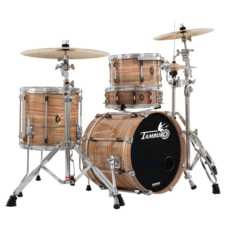 Tamburo TB UNIKA522UL UNIKA Series 5-piece Wood Shell Pack with Snare Drum and 22" Bass Drum (Olive)