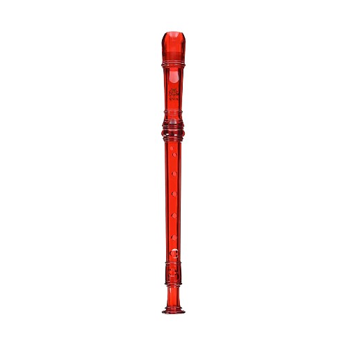 Grover TD180RD Tudor CandyApple 2 Piece Recorder - Red