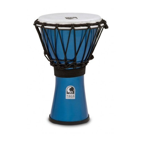 Toca TFCDJ-7MB Freestyle Colorsound 7" Djembe - Metallic Blue