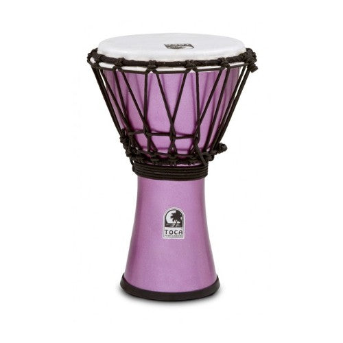 Toca TFCDJ-7MV Freestyle Colorsound 7" Djembe - Metallic Violet