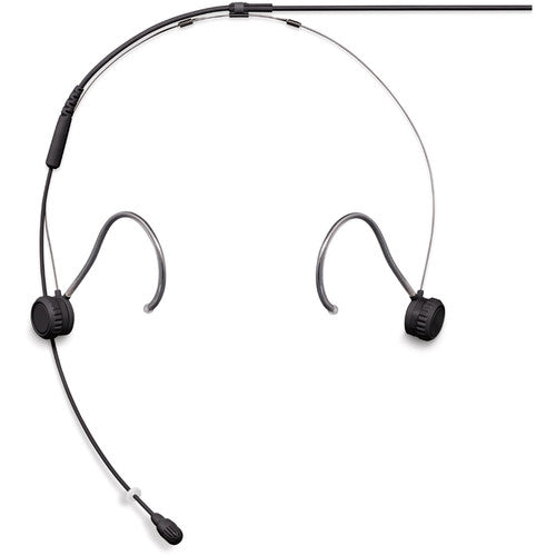 Shure TH53B/O-NC TwinPlex Omnidirectional Headset Microphone (Pigtail, Black)