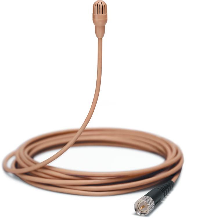 Shure TL47C/O-MDOT-A TwinPlex Microphone cravate omnidirectionnel avec accessoires (Microdot, Cacao)