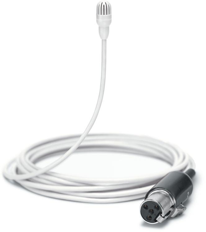 Shure TL47W/O-MTQG-A TwinPlex Microphone cravate omnidirectionnel avec accessoires (TA4F, blanc)