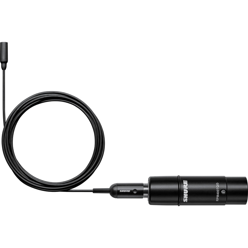 Shure TL48B/O-XLR-A TwinPlex Omnidirectional Lavalier Microphone (XLR, Black)