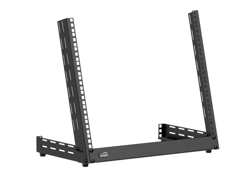 Caymon TPR309A/B Desktop Open Frame Rack For 9 Units With Adjustable Angle 0°~15°