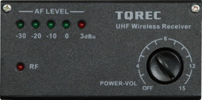 Galaxy Audio TQREC Single Channel récepteur UHF pour TQ8