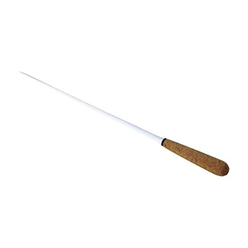 Grover TR7B Trophy 14" Tapered Cork Conductor Baton - White Wood Shaft
