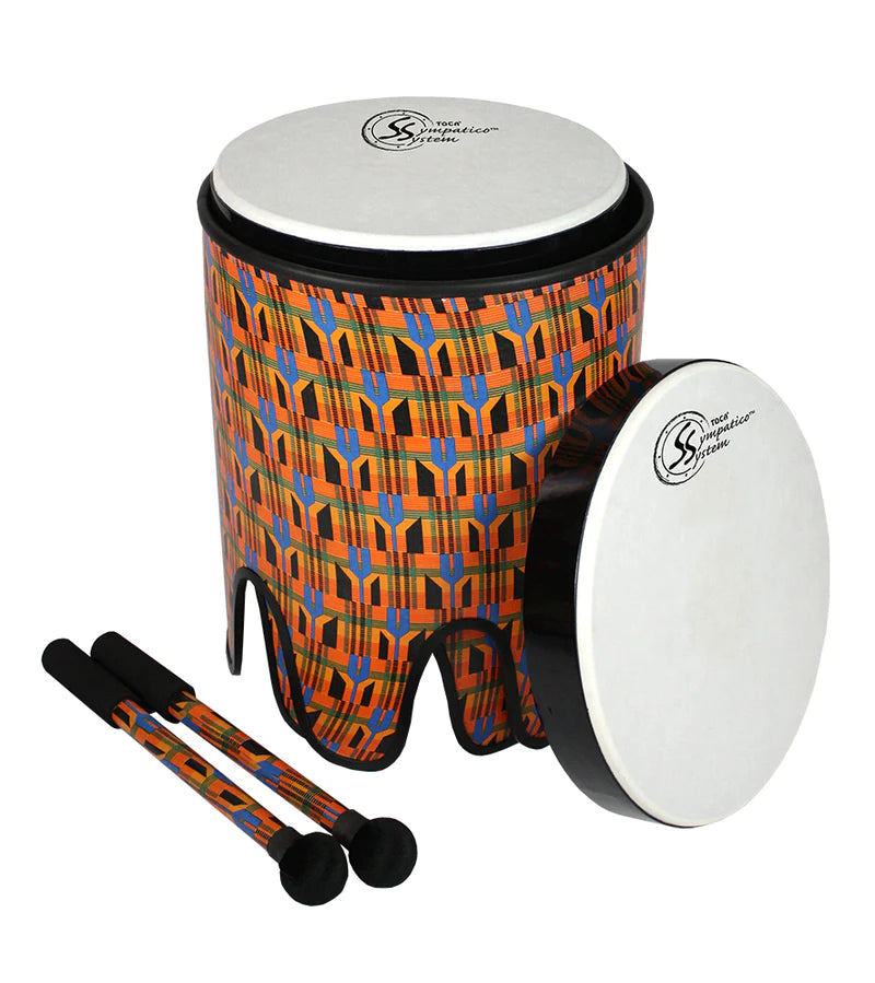 Toca TSSNT-12K-FDP Sympatico™ Système Tom-Tom emboîtable 12" préréglé (tissu Kente)