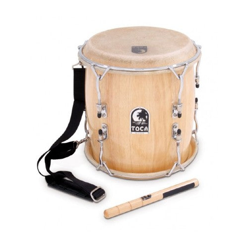 Toca TTAM-N Pro Wood Tambora with Strap and Beater