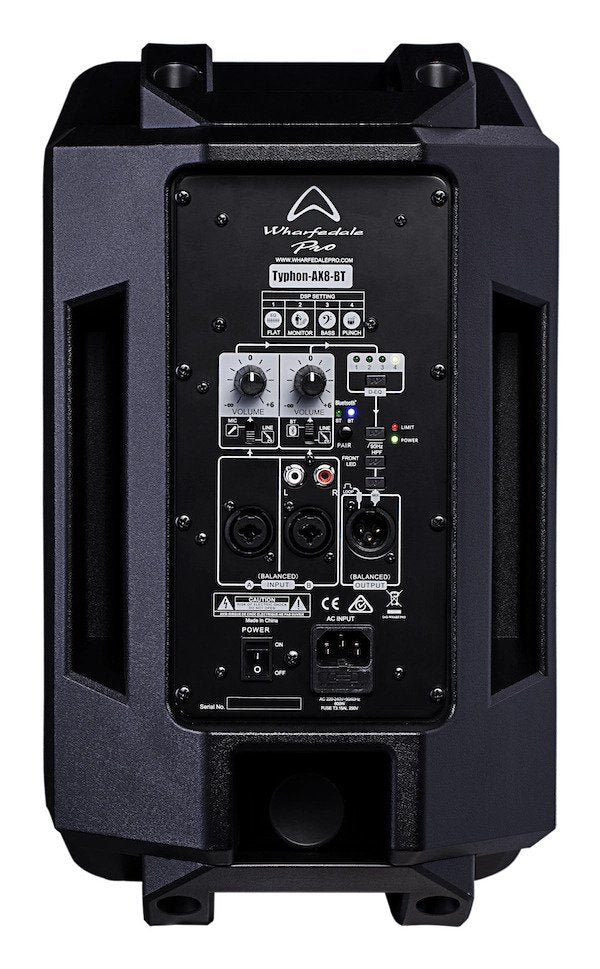 Wharfedale TYPHON-AX12-BT Active 2-Way Biampliﬁed Cabinet - 12"