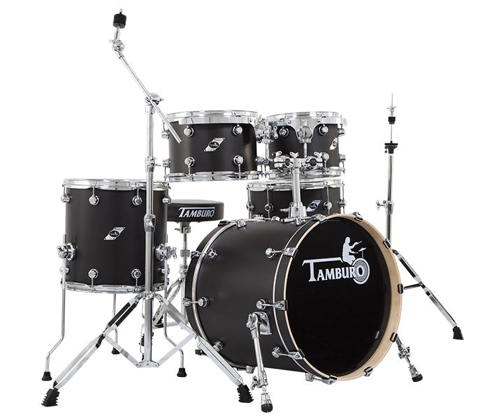 Tamburo TB FORMULA20SBK Formula Series 5-Piece Drum Set (Satin Black)