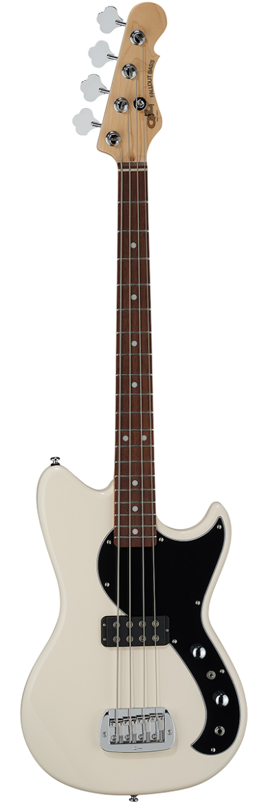 G&L Tribute Series FALLOUT 30" Short Scale Electric Bass - Olympic White