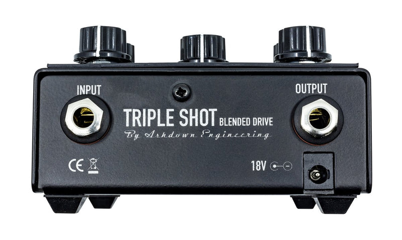 Ashdown FS-TRIPLE Triple Shot Pédale d'overdrive pour basse multibande mixable 