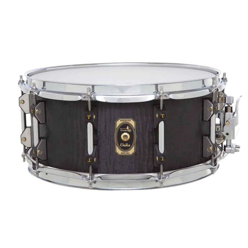 Tamburo TB UKSD1465FN UNIKA Series Wood Snare Drum (Flamed Black) - 14" x 6.5"