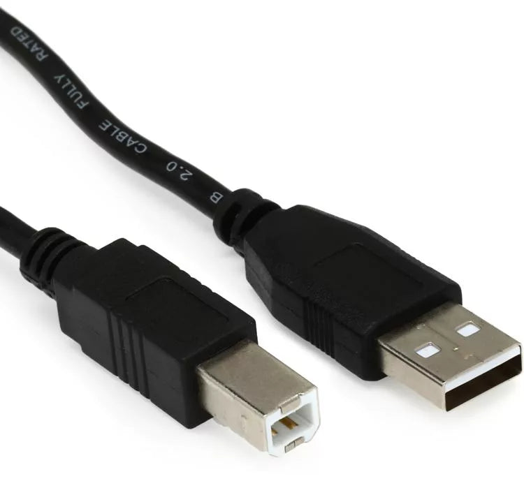 Hosa USB-203AB High Speed USB Cable Type A to Type B - 3'
