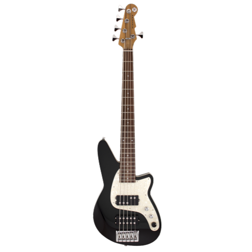 Reverend MERCALLI 5 Electric Bass Guitar - Midnight Black