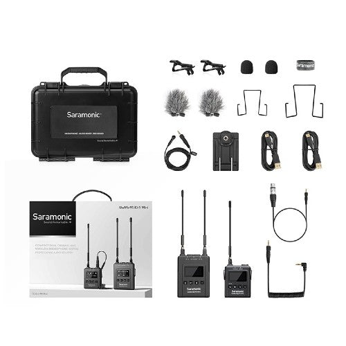 Saramonic UWMic9S Mini Kit 1 - Système de micro de lavabo sans fil UHF sans fil