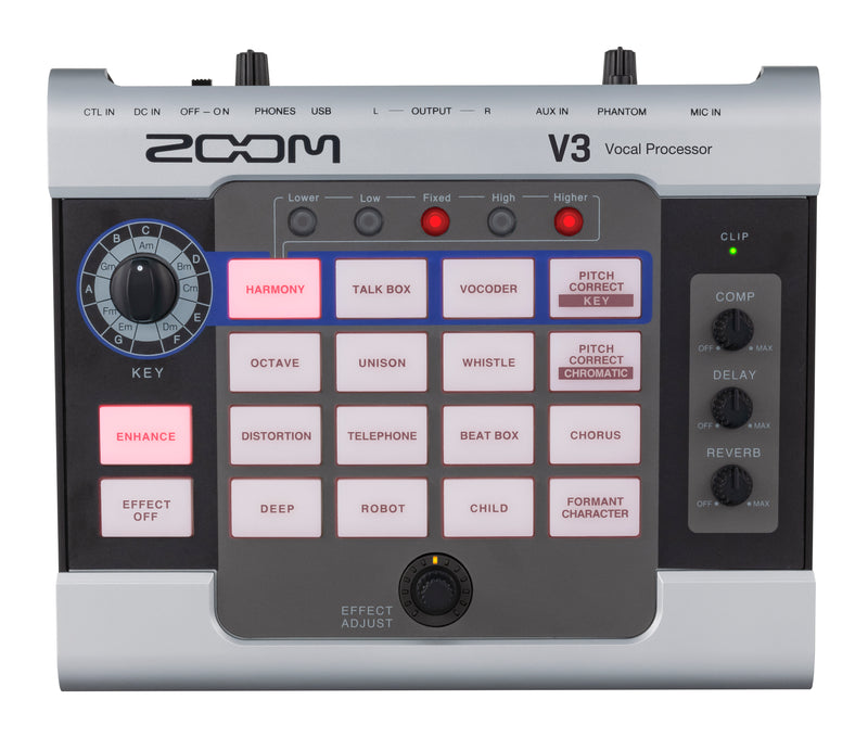 Processeur vocal multi-effets Zoom V3