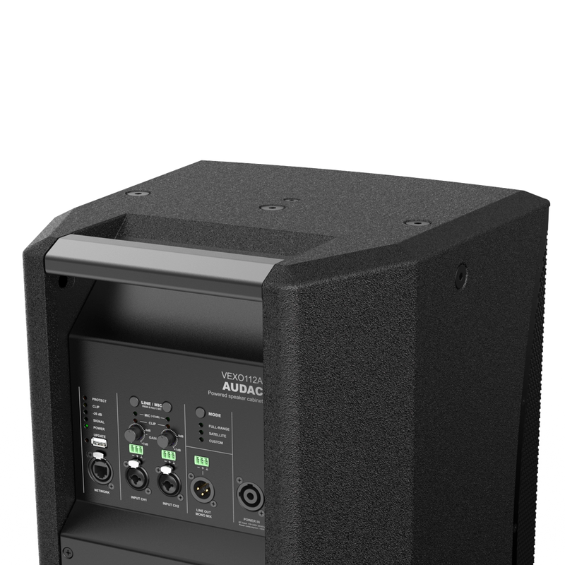 Audac VEXO112A High Performance 2-Way Active Loudspeaker -12" (Black)