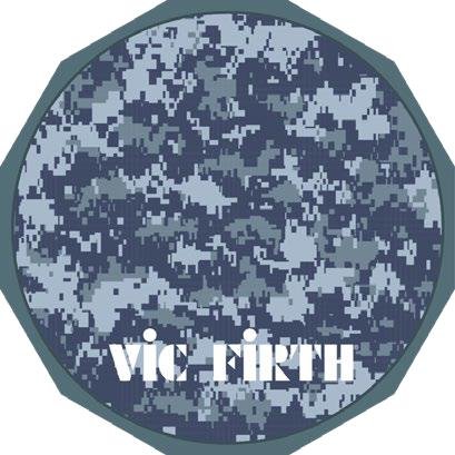 Vic Firth VXPPDC12 Tapis d'entraînement numérique camouflage 12"
