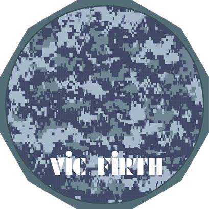 Vic Firth VXPPDC06 Tapis d'entraînement camouflage numérique 6"