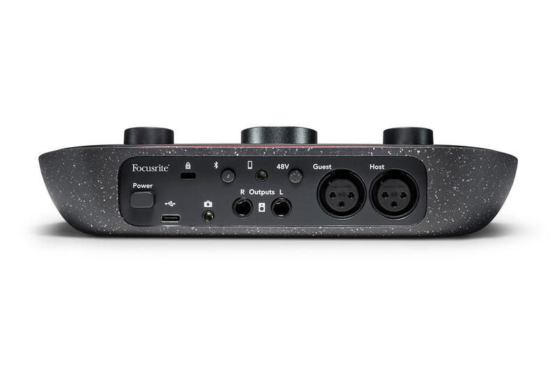 Focusrite VOCASTER-TWO Podcast Audio Interface w/USB-C (2-in / 2-out)
