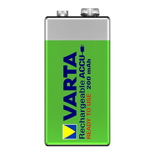 Adam Hall Varta Rechargeable Battery - 9V Block - 200 mAh