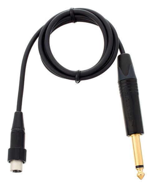 Shure WA305 1/4" Instrument to TA4F Cable for Shure Transmitters (3')