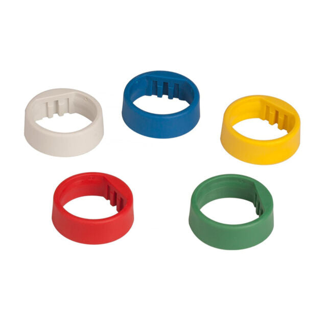 Shure WA616M 5-Color Identification Rings For ULXD QLXD Wireless Mics