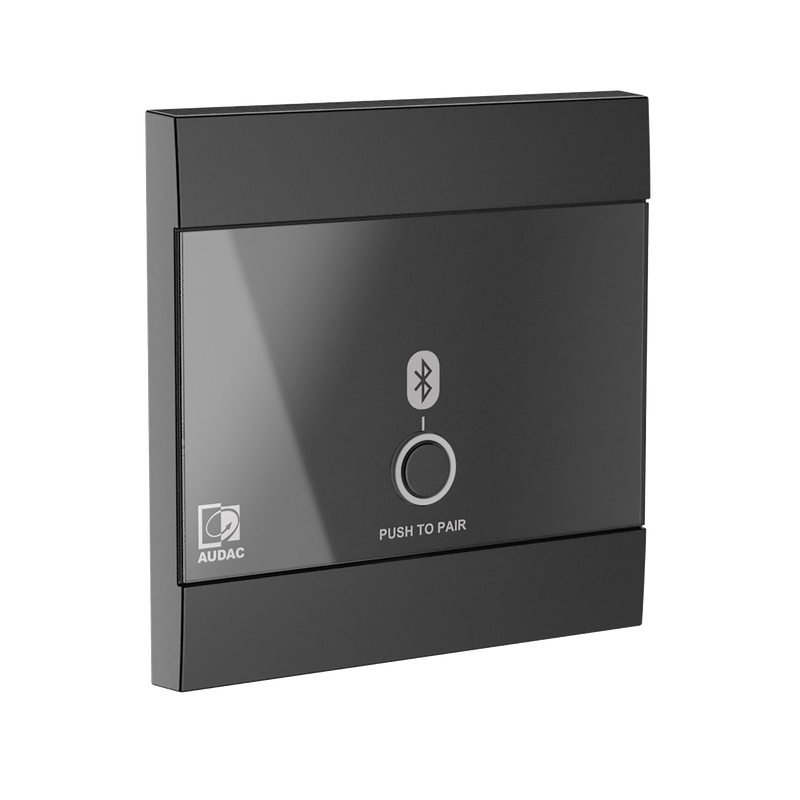 Audac WP220 Panneau mural universel Entrée récepteur Bluetooth (Noir)