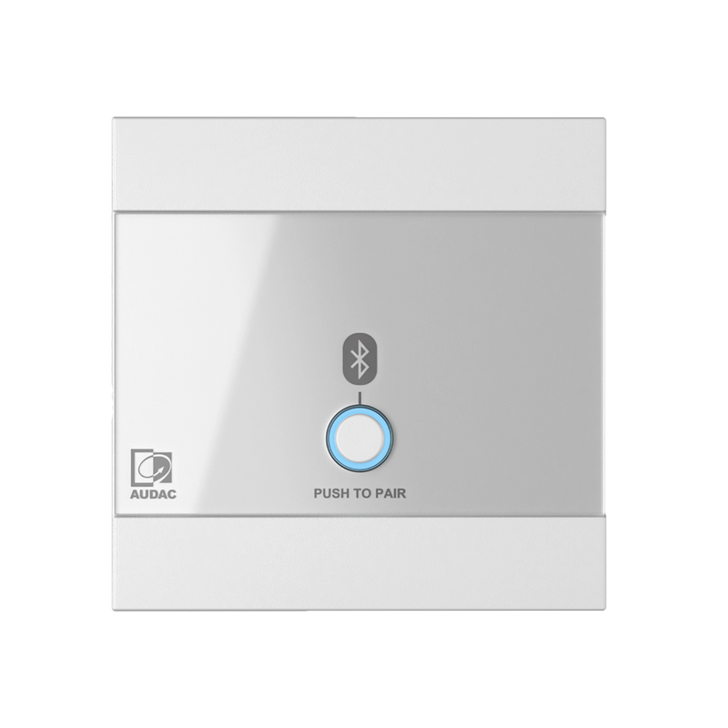 Audac WP220 Panneau mural universel Entrée récepteur Bluetooth (Blanc)