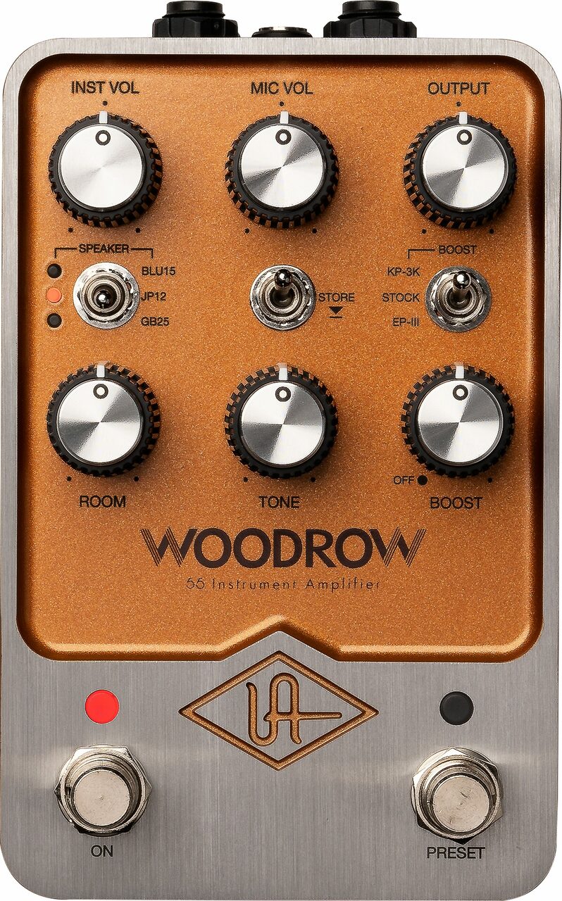 Pédale d'amplificateur d'instrument de Woodrow '55 Universal Audio '55