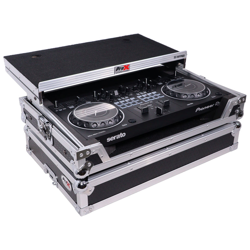 ProX X-DDJREV1LT ATA Flight Case For Pioneer DDJ-REV1 DJ Controller w/Laptop Shelf