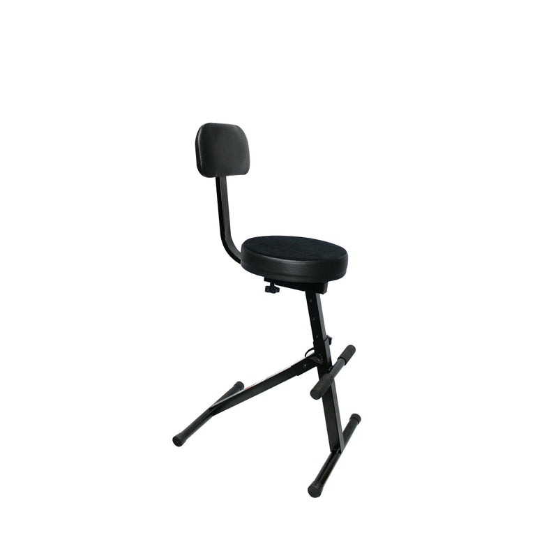 ProX X-GIG CHAIR Operators Gig Chair - Portable réglable - Siège rembourré en mousse recouvert de velours 13"