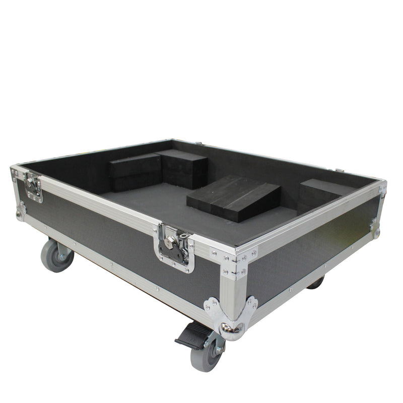 ProX X-RCF-HDL30A LAX2W Fits RCF HDL 30-A Line Array Speaker Flight Case W/Wheels (Holds 2 Speakers)