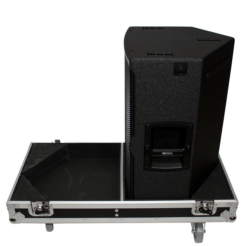 ProX X-RCF-TT25-AX2W Flight Case for Two RCF-TT25-A II High Definition Two-Way Speakers with 4 Inch Wheels