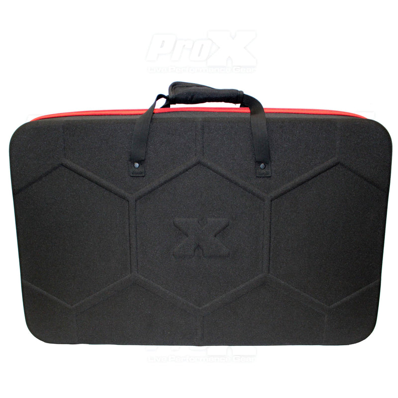 ProX XB-DJCM ZeroG EVA Ultra-Lightweight DJ Controller Bag, Medium - Red One Music