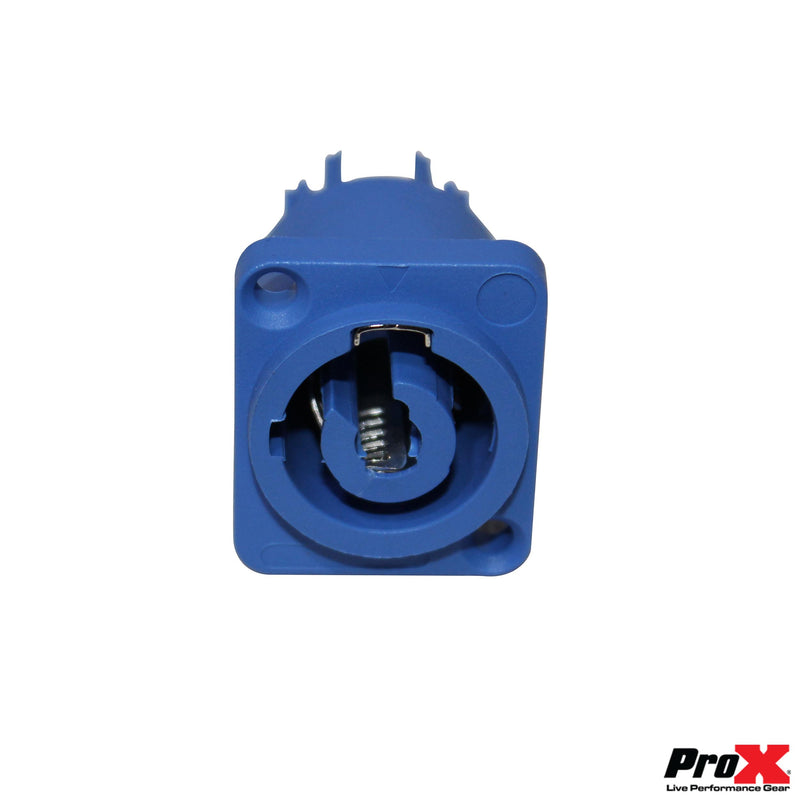 ProX XC-PWCP-BLUE Panel Mount Blue PowerCon Female Connector