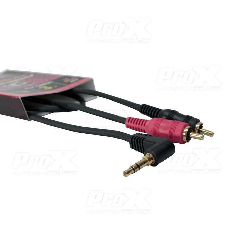 Câble audio ProX XCP-CMR03 1/8" (3,5 mm) Mini TRS vers double RCA-M - 3 pi.